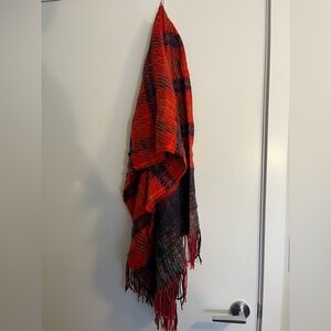 Red/Blue Blanket Scarf